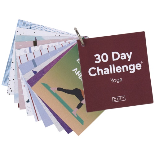 Набор поз для йоги на 30 дней yoga challenge фото 4