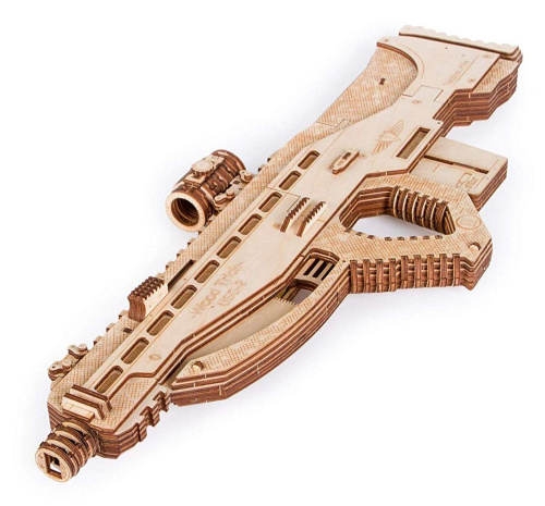 Механическая сборная модель Wood Trick Штурмовая винтовка USG-2 фото 12