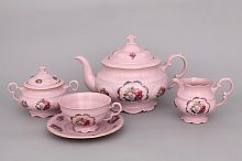 Чайный сервиз розовый серии соната  арт.07260725-0008, Leander