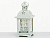 Подсвечник-фонарик под чайную свечу "Паули - кружевной цветок", металлический, белый, 14х7 см, Boltze