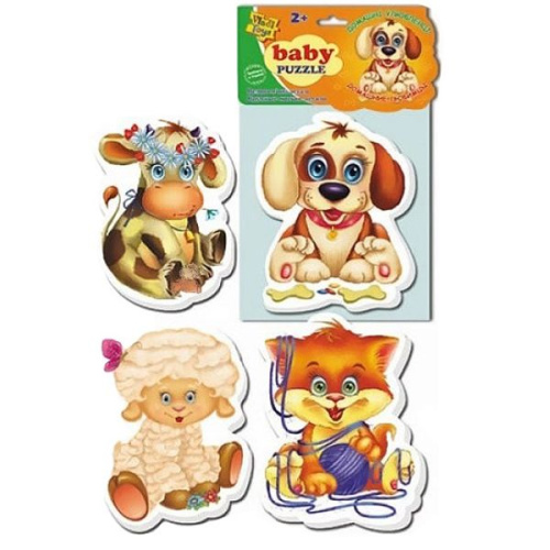 Мягкие пазлы Baby puzzle Домашние любимцы,