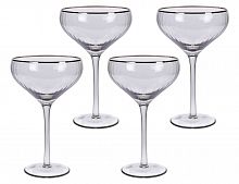Набор бокалов для мартини "Элеганца", стекло, прозрачный, 260 мл (4 шт.), Koopman International