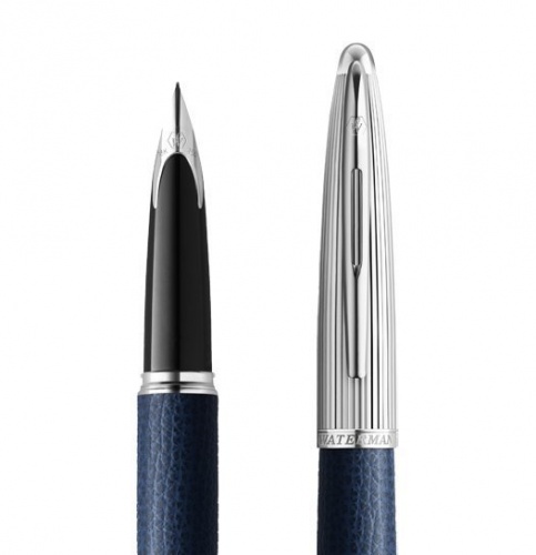 Waterman Carene - Blue LTHR, ручка перьевая, F фото 2