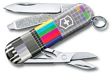 Нож-брелок Victorinox Classic LE 2021, 58 мм, 7 функций, Retro TV