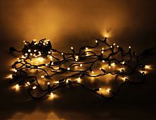Светодиодная нить с влагозащитным колпачком, 100 LED, 10 м, коннектор, уличная, Rich LED