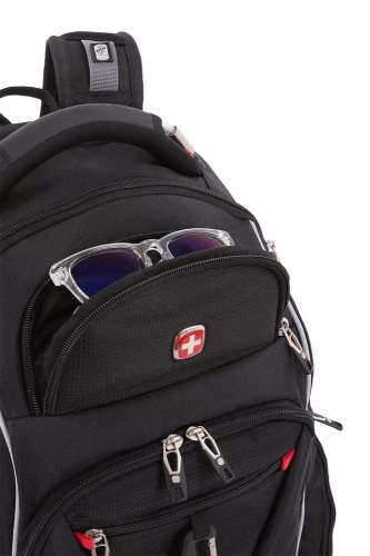 Рюкзак Swissgear Scansmart 15", чёрный/красный, 34x22x46 см, 34 л фото 4