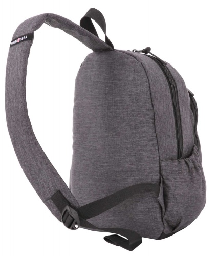 Рюкзак Swissgear 13'', с одним плечевым ремнем, cерый, 25х14х35 см, 12 л фото 4