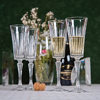 Набор из 4 бокалов для шампанского "Timeless-2" в подарочной коробке