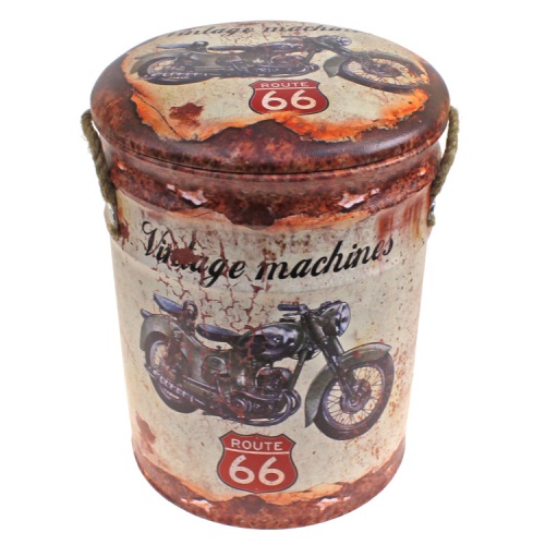 Пуф "Harley Davidson",(Уценка) 31*31*40 см