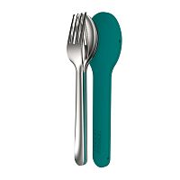 Набор столовых приборов cutlery set изумрудный
