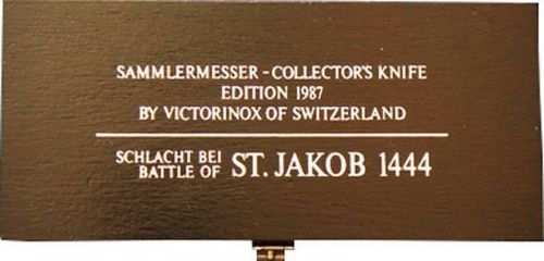 Нож Victorinox St. Jakob, коллекционный, 91 мм, 15 функций,  (подарочная упаковка), 1.1987.1 фото 3
