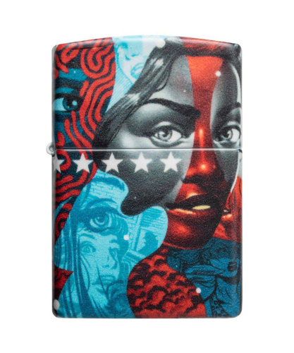 Зажигалка Zippo Tristan Eaton, покрытие White Matte, латунь/сталь, разноцветная, матовая фото 9