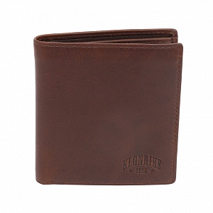 Бумажник Klondike Dawson, коричневый, 9,5х2х10,5 см