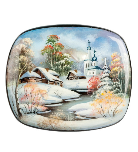 ШК-25/ 5 Шкатулка "Зима" исп. Хомин И. фото 2
