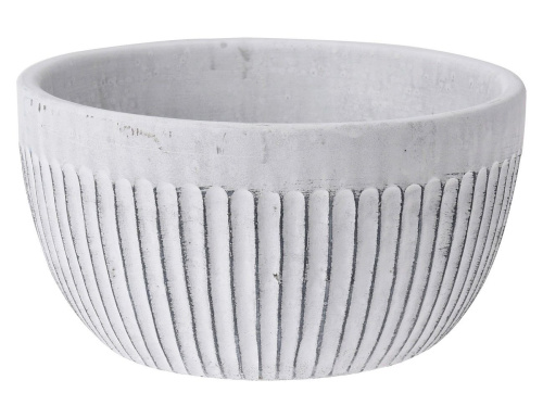 Декоративное кашпо РЭЙЕ, круглое, керамика, 20х12 см, Koopman International