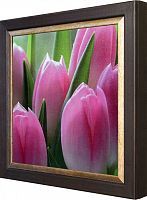 Настенная ключница "Pink tulips"