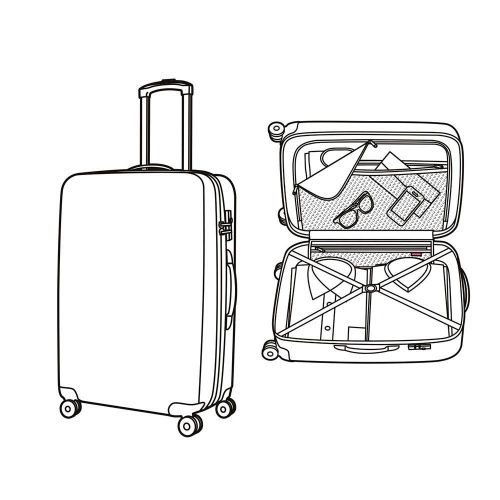 Чемодан 4-х колесный suitcase s (30л) фото 3
