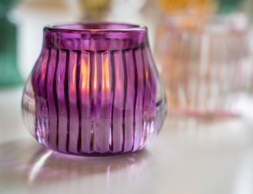Подсвечник под чайную свечу "Элисон", стекло, 7х8 см, разные цвета, Boltze фото 4