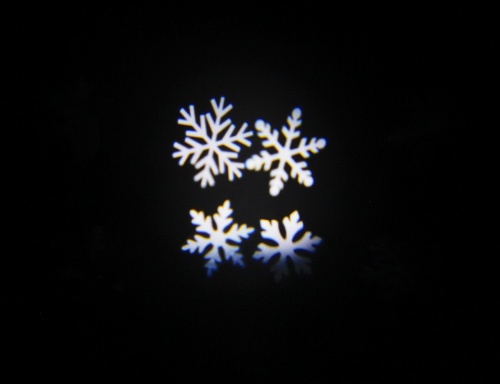 Светодиодный проектор "Кружение снежинок", холодный белый свет, для дома и улицы, Koopman International фото 5