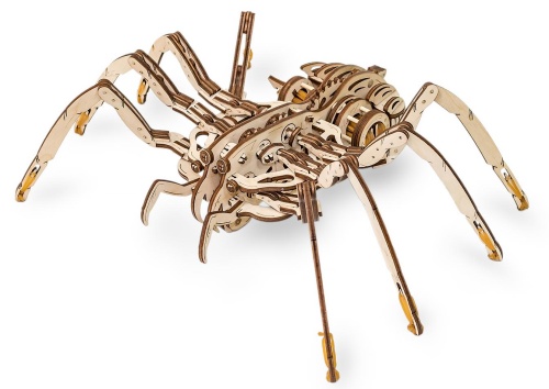 Конструктор деревянный 3D EWA SPIDER (Паук) фото 4