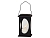 Фонарь со светодиодной свечой МАГДИ, пластиковый, чёрный, 23х13.5 см, таймер, батарейки, STAR trading