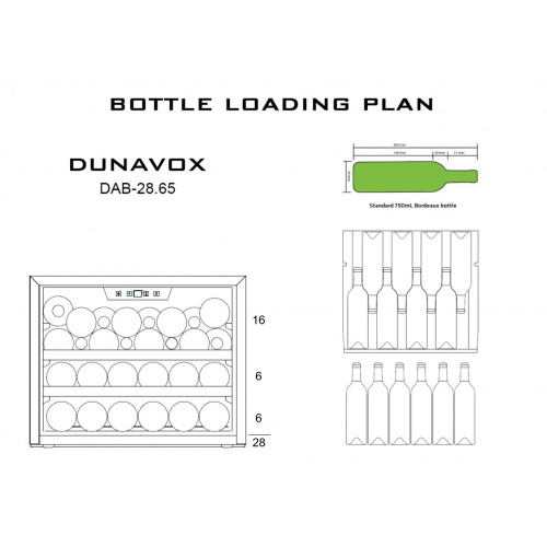 Винный шкаф Dunavox DAB-28.65 фото 2