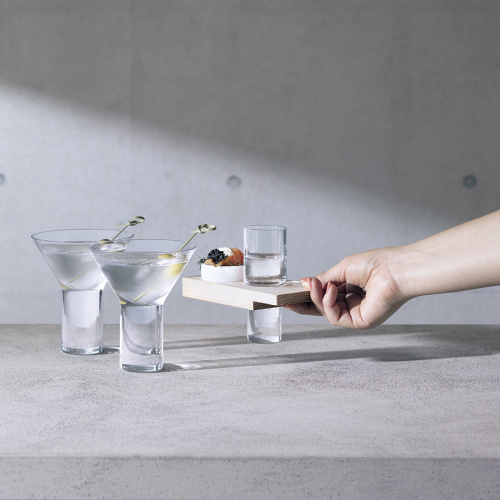 Набор сервировочный из стопки и подставки vodka solo фото 5