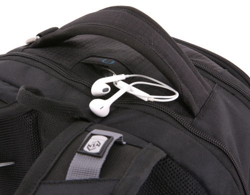 Рюкзак Swissgear 15'',чёрный/синий, 36x19x47 см, 32 л фото 6