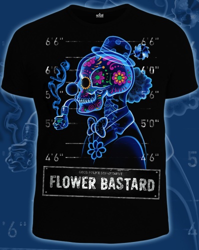 Мужская футболка"FLOWER BASTARD"