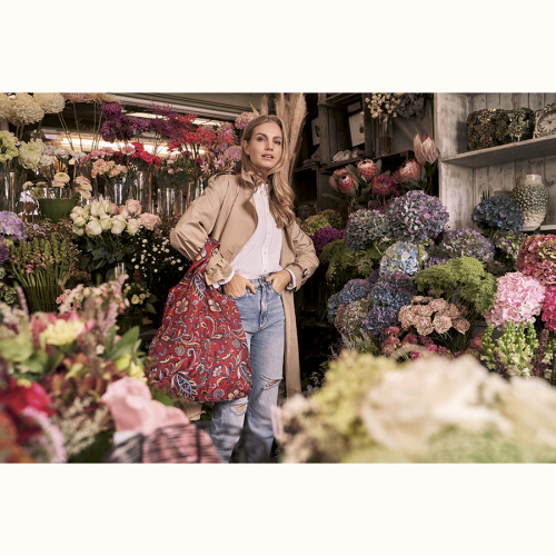 Сумка складная Mini maxi shopper paisley ruby фото 3