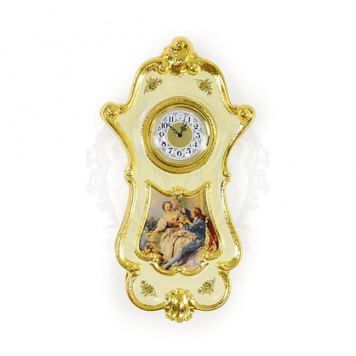 Часы настенные Venezia 34х12х63 см, Migliore, декор золото фото 2