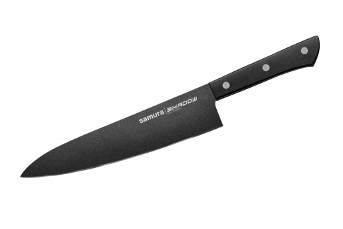 Набор из 2 ножей Samura Shadow с покрытием Black-coating, AUS-8, ABS пластик фото 8
