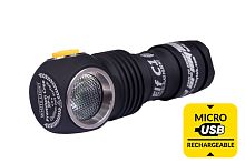 Мультифонарь светодиодный Armytek Elf C1 Micro-USB+18350, 980 лм, теплый свет, аккумулятор