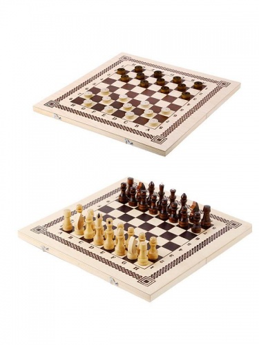Игра два в одном (шахматы, шашки) (Орлов) фото 2