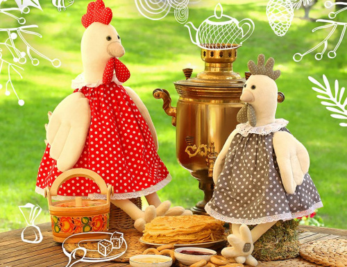 Курочка Глаша, 40 см, ORANGE TOYS, exclusive фото 2
