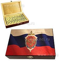 Домино в шкатулке "ФСБ" 21*13*5 см