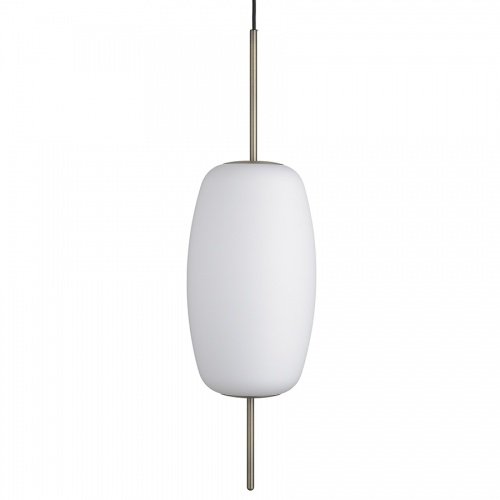 Лампа подвесная silk, d22 см, белое опаловое стекло