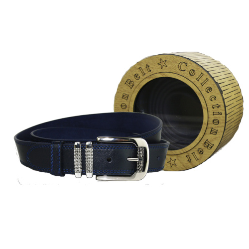 Ремень WILD BEAR RM-024f Dark-blue Premium