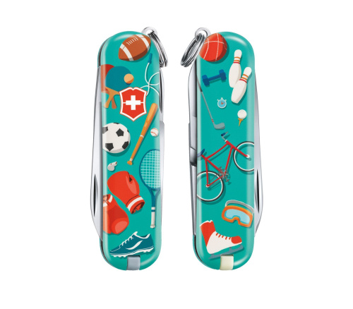 Нож-брелок Victorinox Classic LE 2020, 58 мм, 7 функций, "Sports World" фото 4