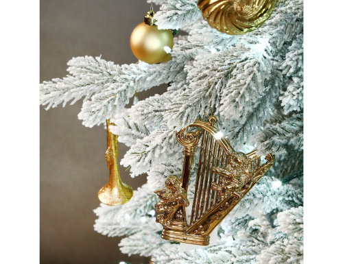 Искусственная елка с гирляндой и игрушками Финская: Christmas Jazz заснеженная 210 см, 700 холодных белых LED, контроллер, ЛИТАЯ 100%, Winter Deco в интернет-магазине VsemPodarok.com фото 6