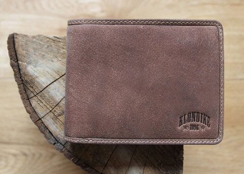 Бумажник Klondike Rob, коричневый, 12,5x10 см фото 2