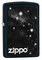 Зажигалка ZIPPO Classic с покрытием Black Matte, латунь/сталь, чёрная, матовая, 36x12x56 мм, 28433