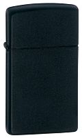 Зажигалка Zippo Slim Black Matte № 1618