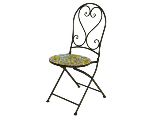Садовый стул "Андалусия" складной, металл, мозаика, Kaemingk фото 3