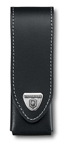 Чехол Victorinox кожаный черный, на липучке