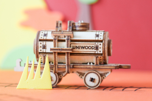 Деревянный конструктор UNIWOOD Цистерна фото 7