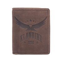 Бумажник Klondike Don, коричневый, 9,5x12 см