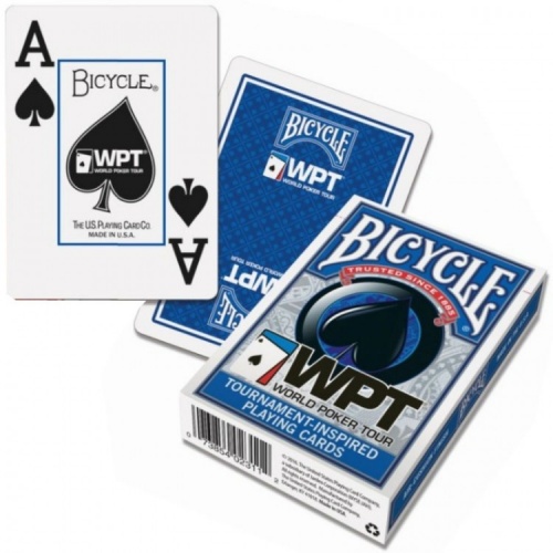 Карты "Bicycle WPT (World Poker Tour) red/blue" фото 2