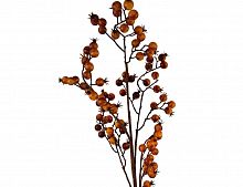 Декоративная ветка "Гранатовая россыпь", оранжевая, 102 см, Hogewoning