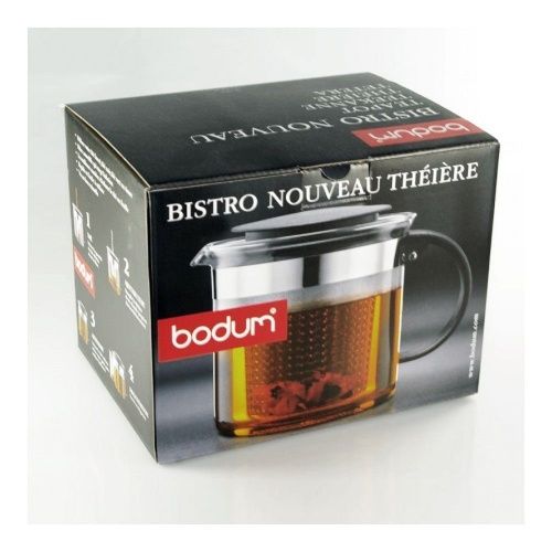 Чайник заварочный с фильтром Bodum Bistro Nouveau 1 л. черный фото 5